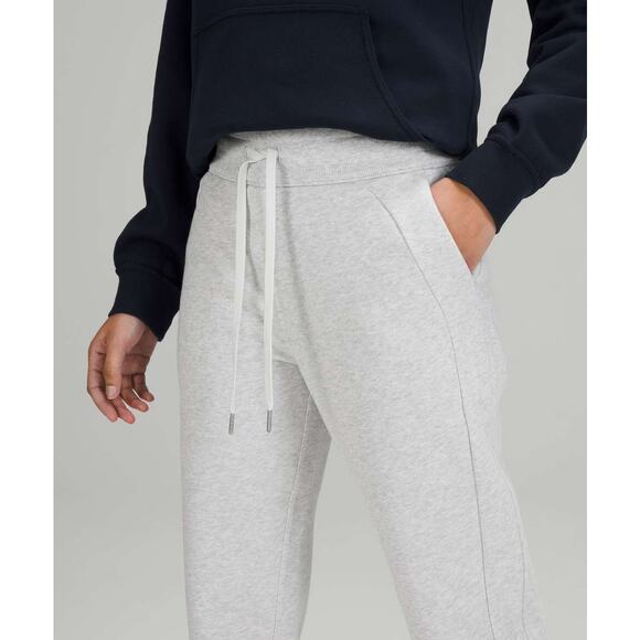 LULULEMON Women's Scuba High-Rise Cropped Jogger Size 10 In Light Grey - Picture 4 of 11